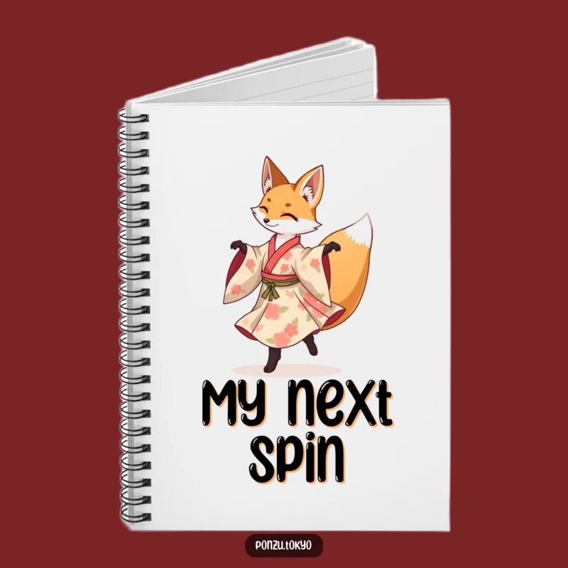 Funny Fox Pirouette Notebook: Dancer Fox Journal Funny Gift